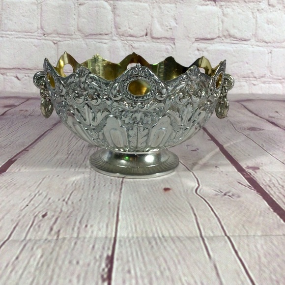 Vintage Leonard No. 963 Monteith Ornate Silver Bowl with Box - Japan - Picture 5 of 11